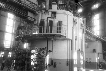 The National Research Experimental Reactor (NRX) goes critical