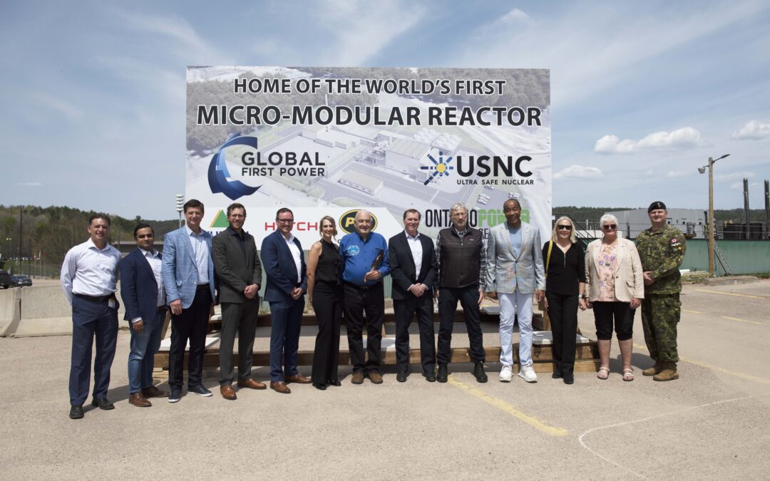 EACL, les LNC et Global First Power dévoilent le site du petit réacteur modulaire proposé par GFP aux Laboratoires Chalk River